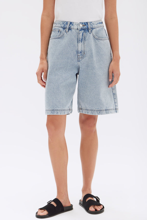 Relaxed Denim Short