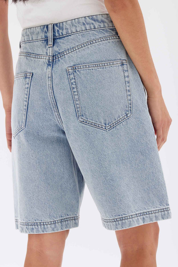 Relaxed Denim Short