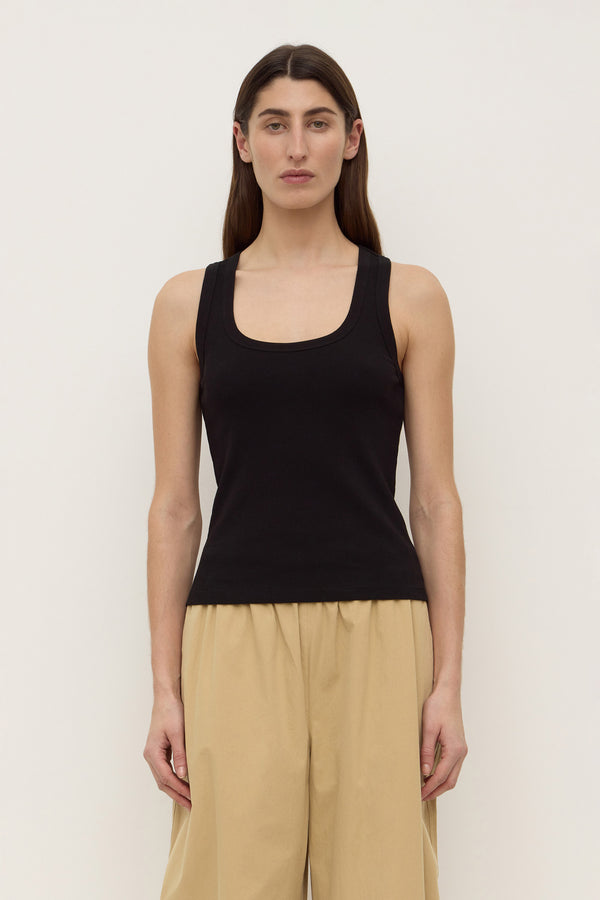 Robyn Scoop Neck Rib Tank