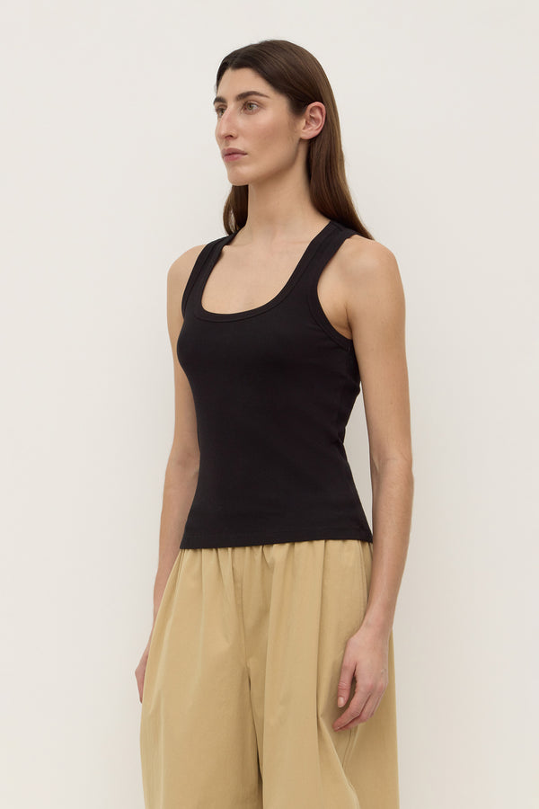Robyn Scoop Neck Rib Tank