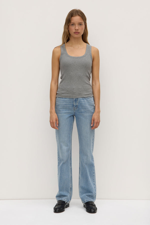 Robyn Scoop Neck Rib Tank