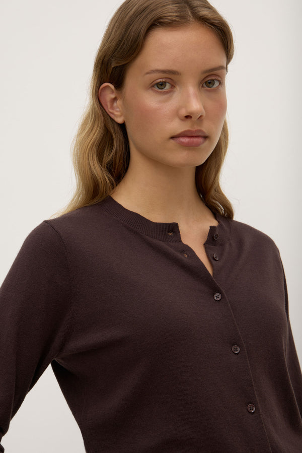 Semra Cotton Cashmere Cardigan
