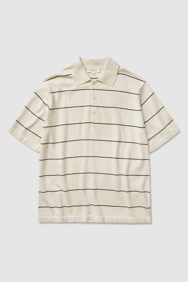 Simon Stripe Knit Polo