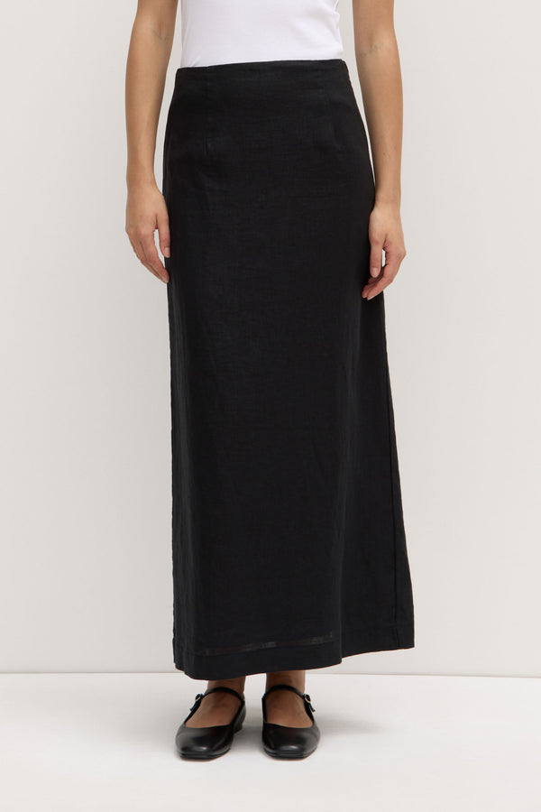 Solis Linen Maxi Skirt