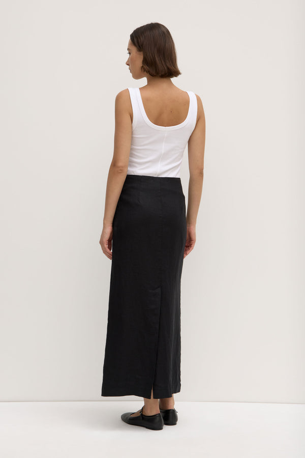 Solis Linen Maxi Skirt