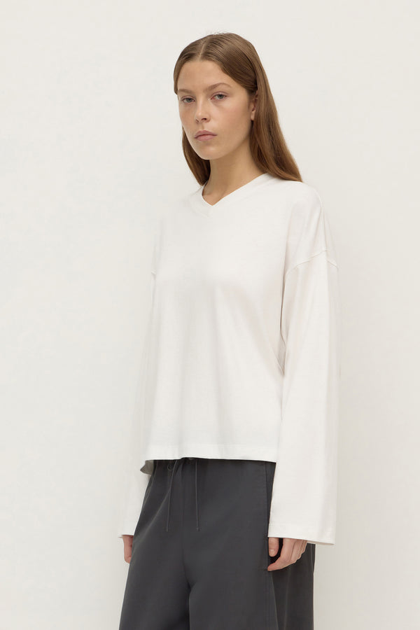 Stella V Neck Long Sleeve Tee