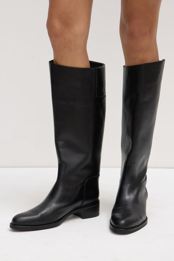 Stevie Leather Riding Boot