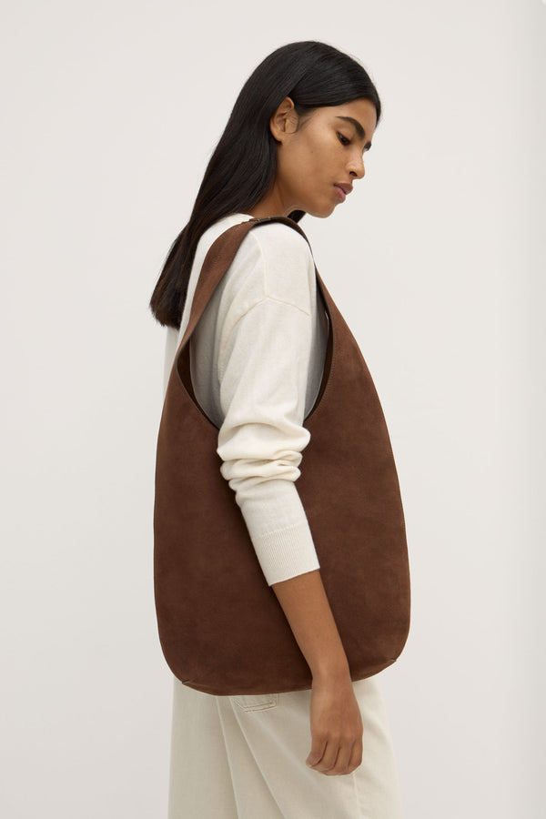 Suede Hobo Bag