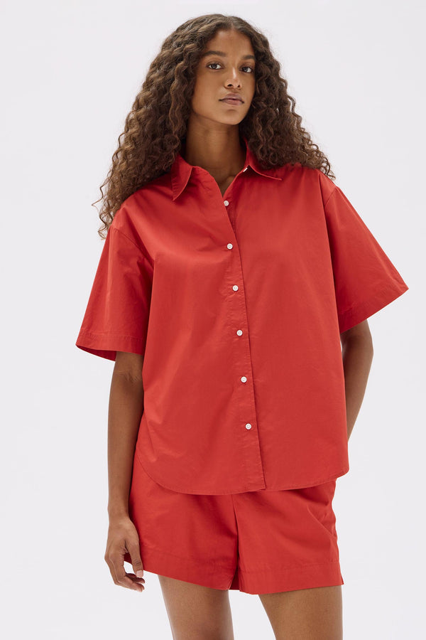 Tala Poplin Short Sleeve Shirt