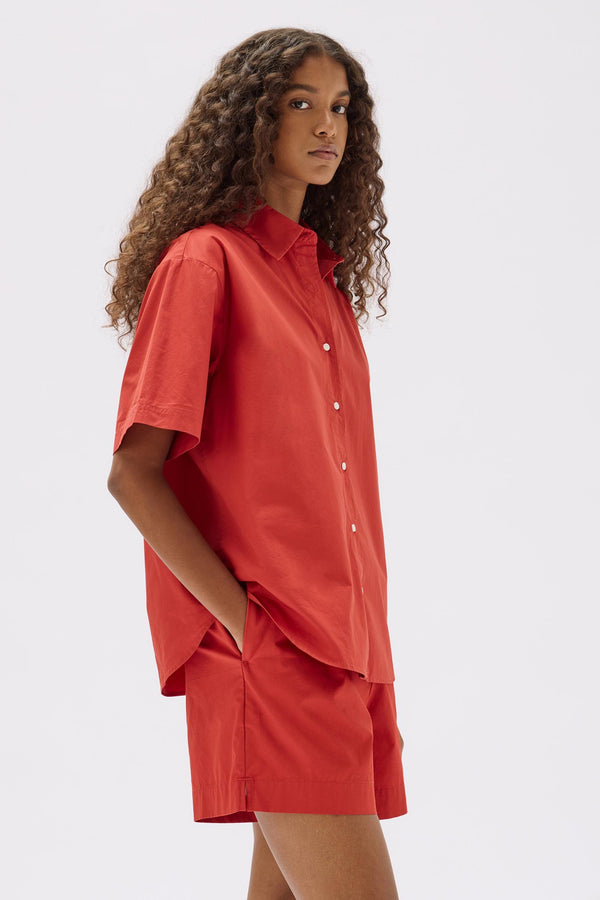 Tala Poplin Short Sleeve Shirt