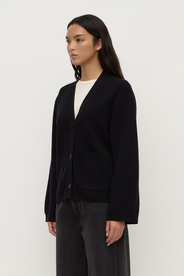 Tamsin Wool Cashmere Knit Cardigan