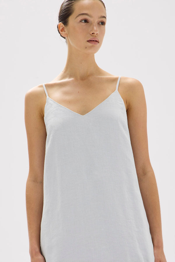 Vallory Linen Slip Dress