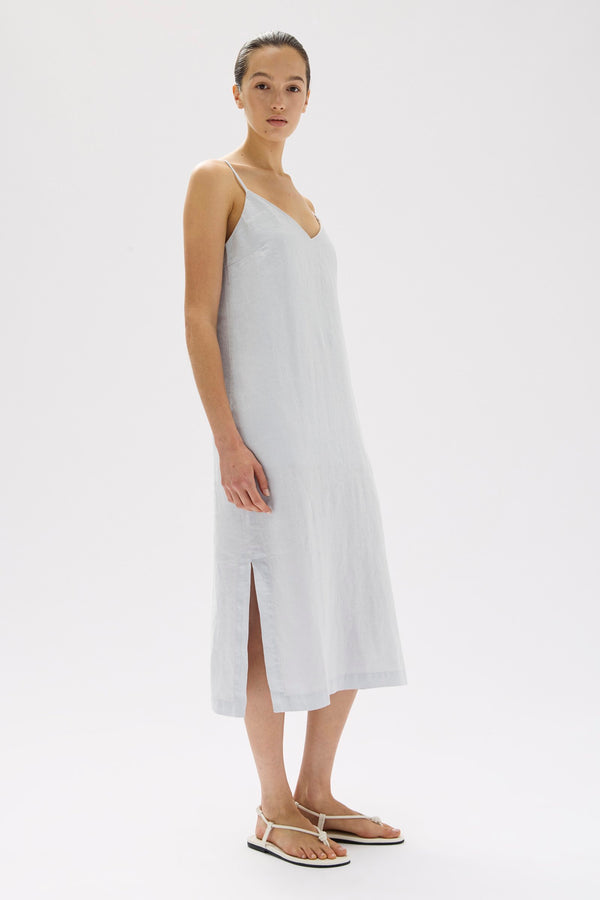 Vallory Linen Slip Dress