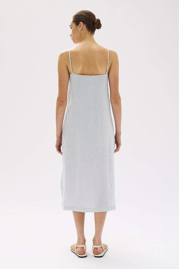 Vallory Linen Slip Dress