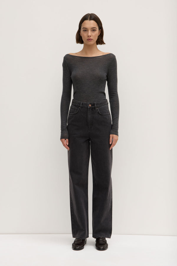 High Waist Straight Jean