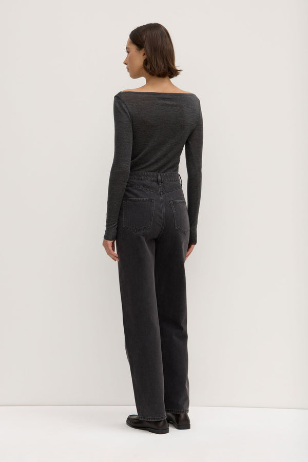 High Waist Straight Jean