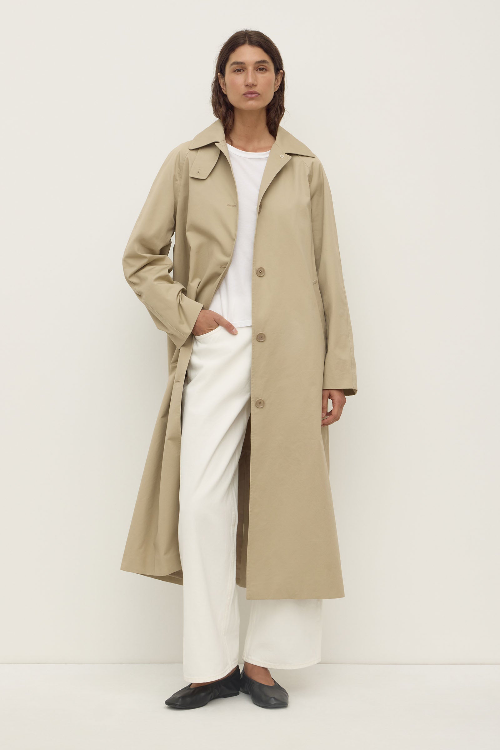 Womens Waverly Car Coat Sand | Assembly Label – Assembly Label