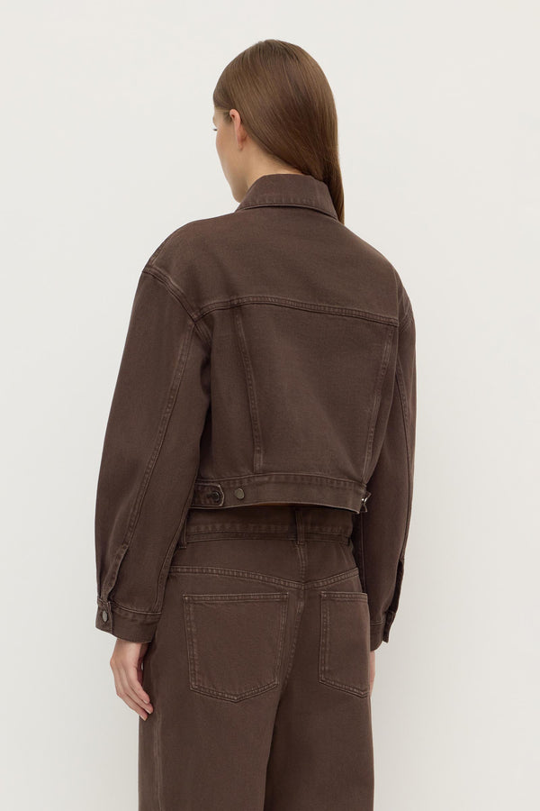 Womens Cropped Denim Jacket