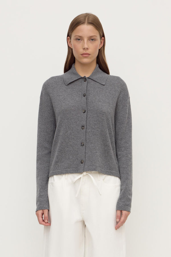 Wool Cashmere Knit Cardigan