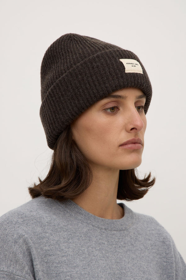 Wool Rib Beanie