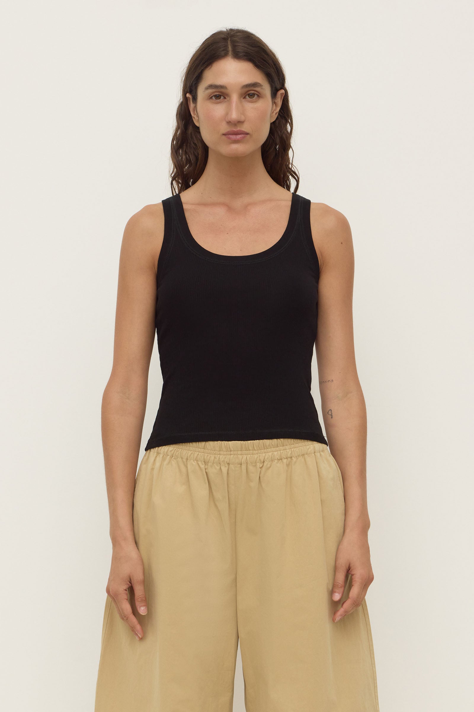 Womens Zali Tank Black | Assembly Label – Assembly Label International