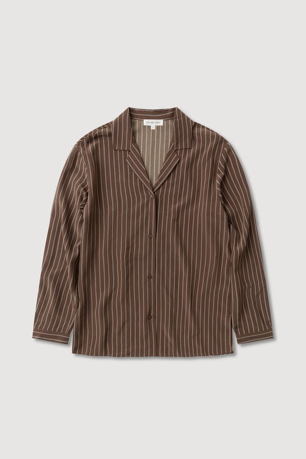 Zayla Silk Stripe Shirt